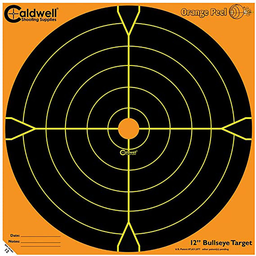 CALDWELL Orange Peel 12" Bullseye Target - 5PK